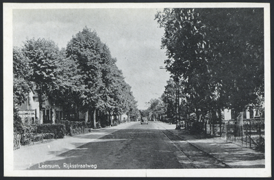 17372 Gezicht op de Rijksstraatweg te Leersum.